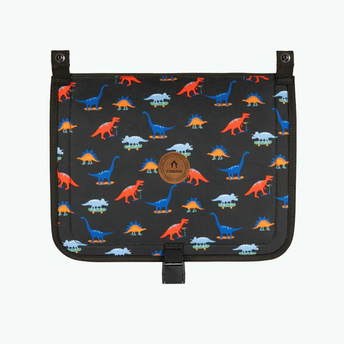 Flap-Top Discover Medium Collodi Black Schoolbag