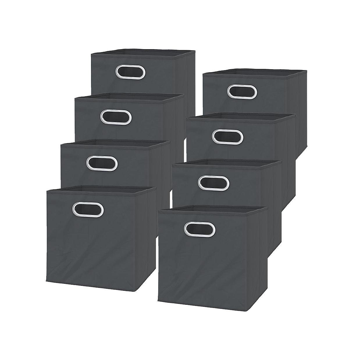 Faltbox 8er Set Anthrazit
