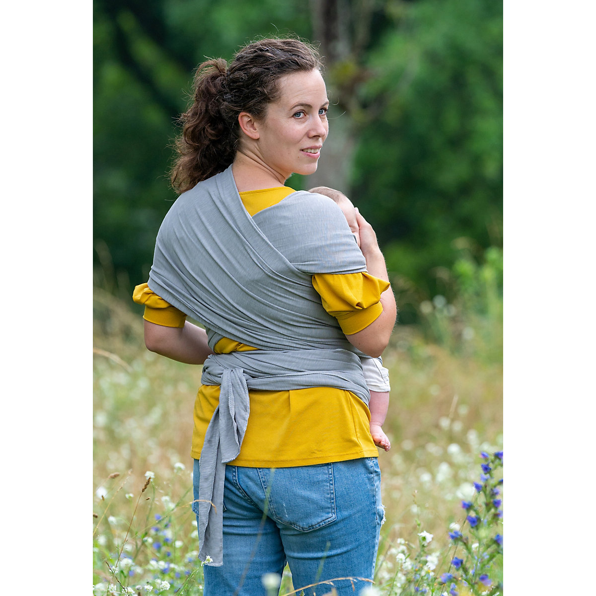 Tragetuch sling, lightgrey