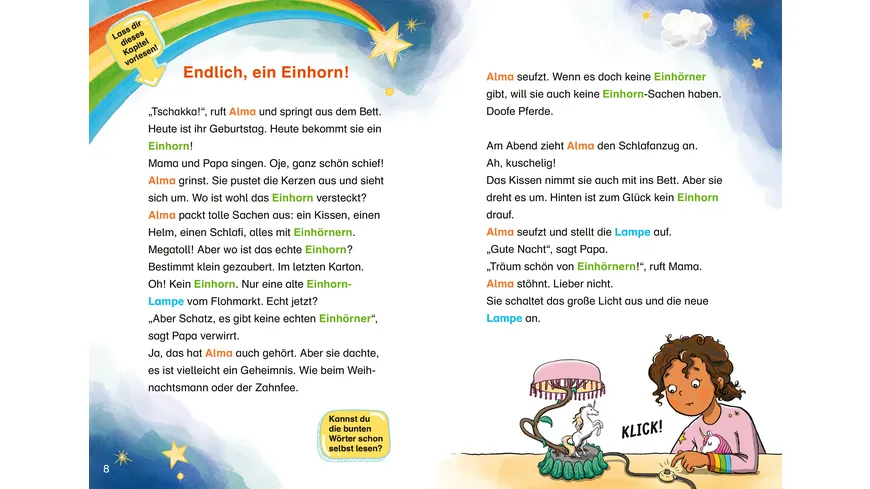 Penguin JUNIOR – Einfach selbst lesen: Endlich ein Einhorn! (Lesestufe 1)