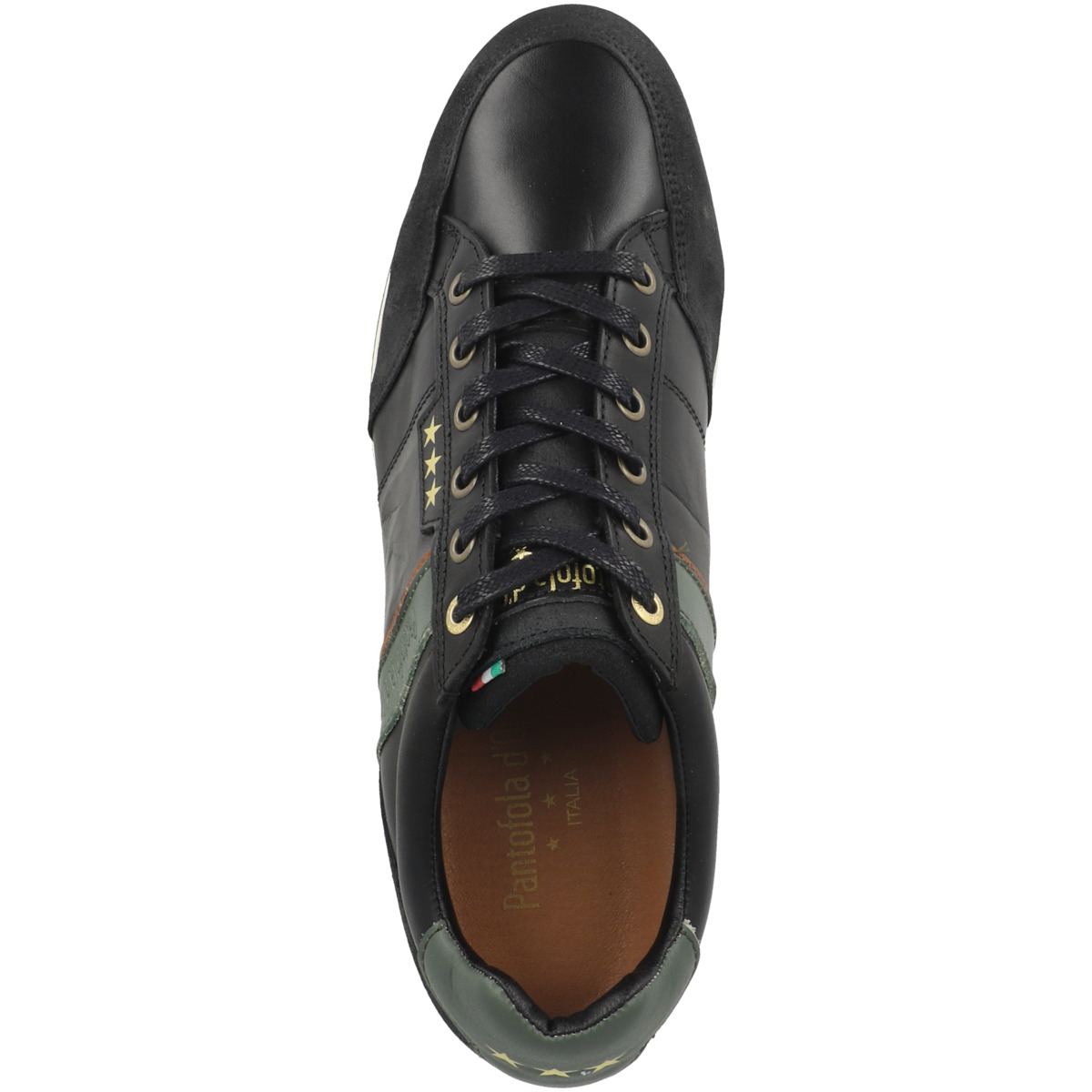 Pantofola d Oro Roma Uomo Low Sneaker Low schwarz