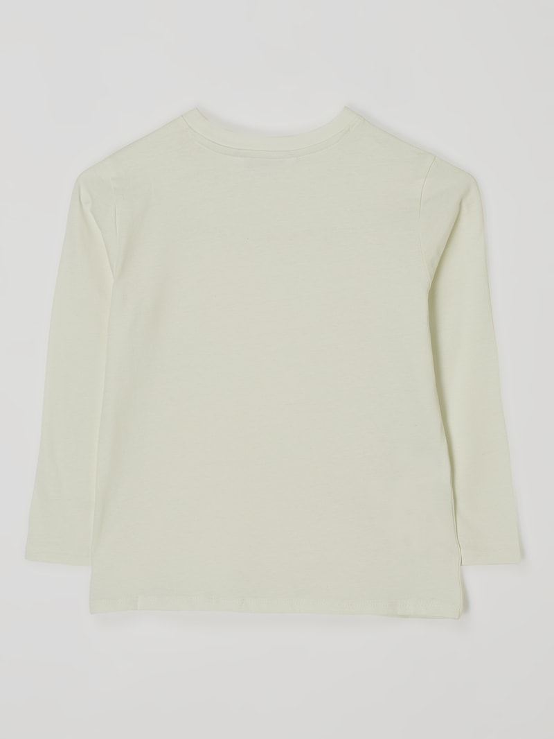 Shirt aus Baumwolle Modell 'Basicati' in offwhite