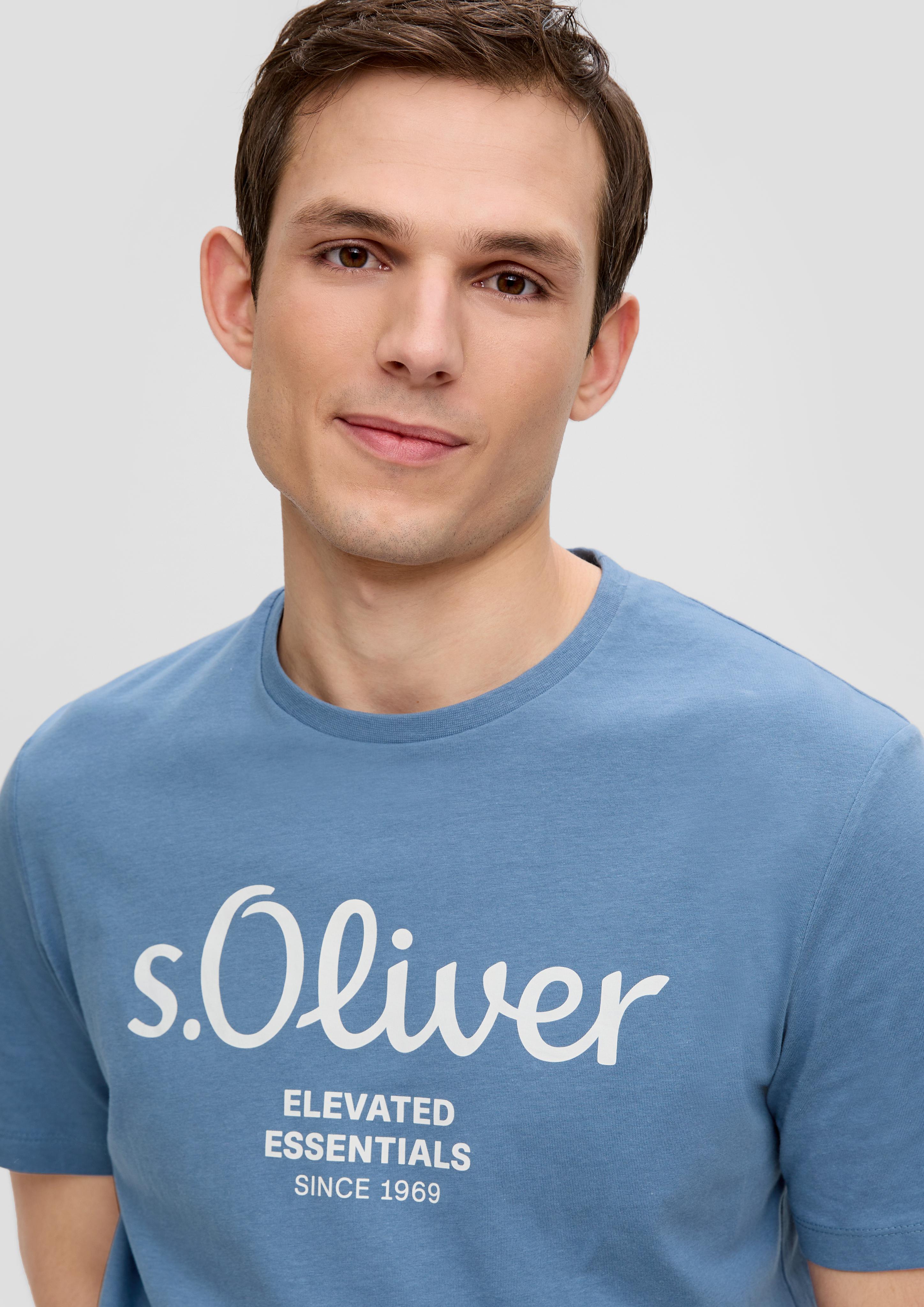 T-Shirt mit Label-Print  2139909-54D1