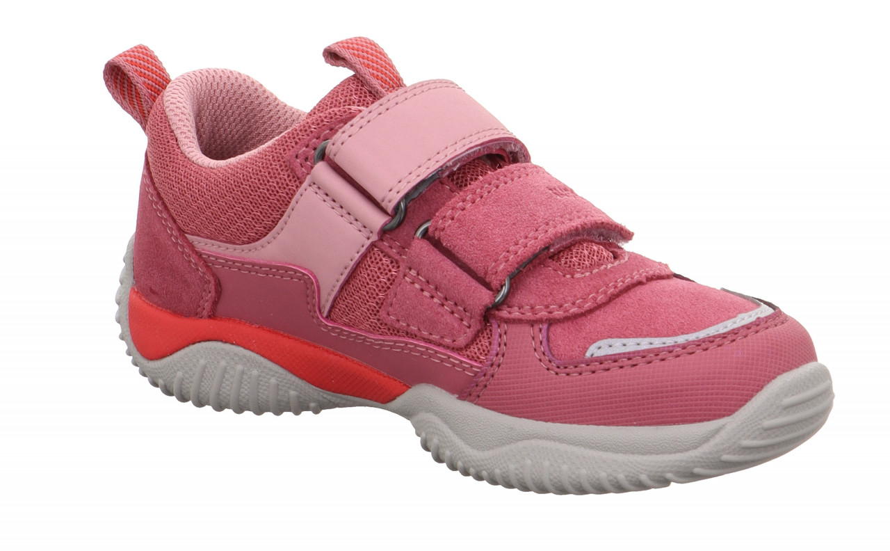 STORM - Pink/Rot Sneaker low mit Klettverschluss