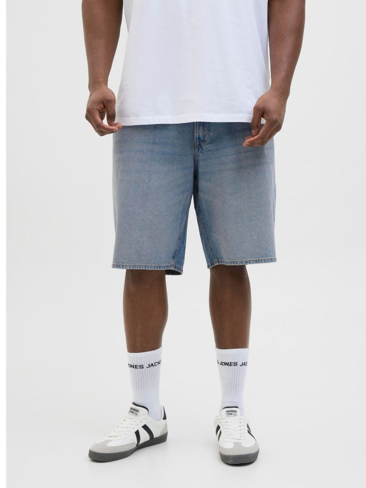 JACK & JONES PLUS Jeans-Shorts in Blue Denim 1 günstig kaufen
