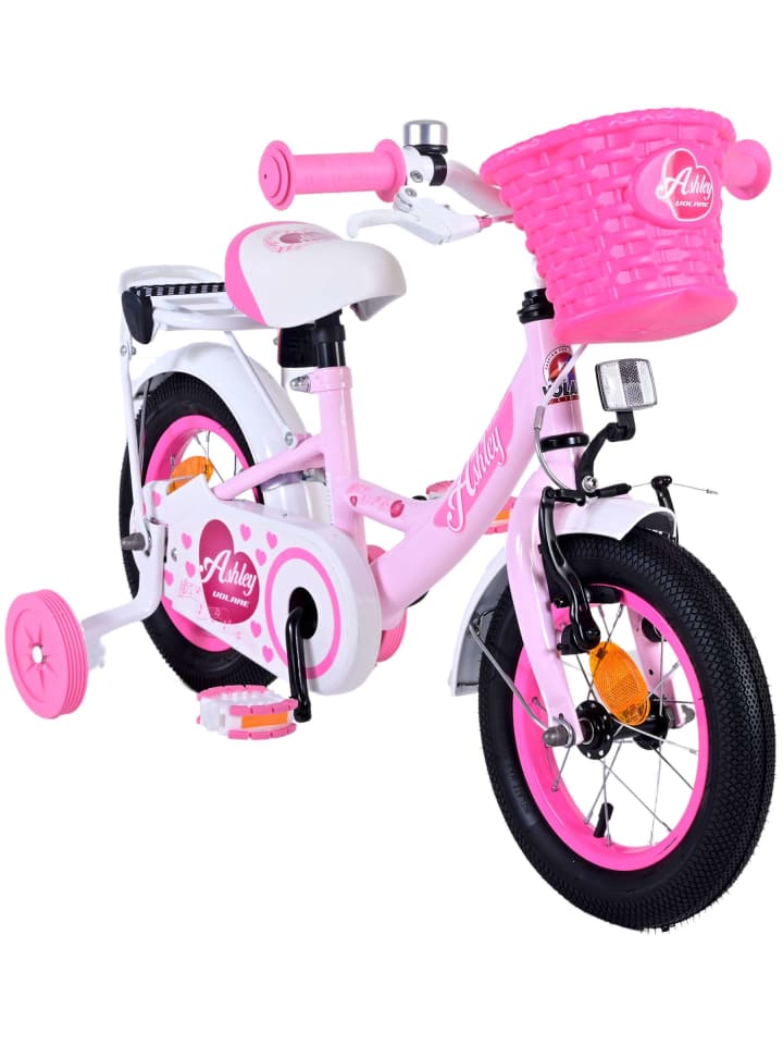 Volare Kinderfahrrad Ashley Fahrrad für Mädchen 12 Zoll Kinderrad in Rosa 3 Jahre günstig kaufen onesize