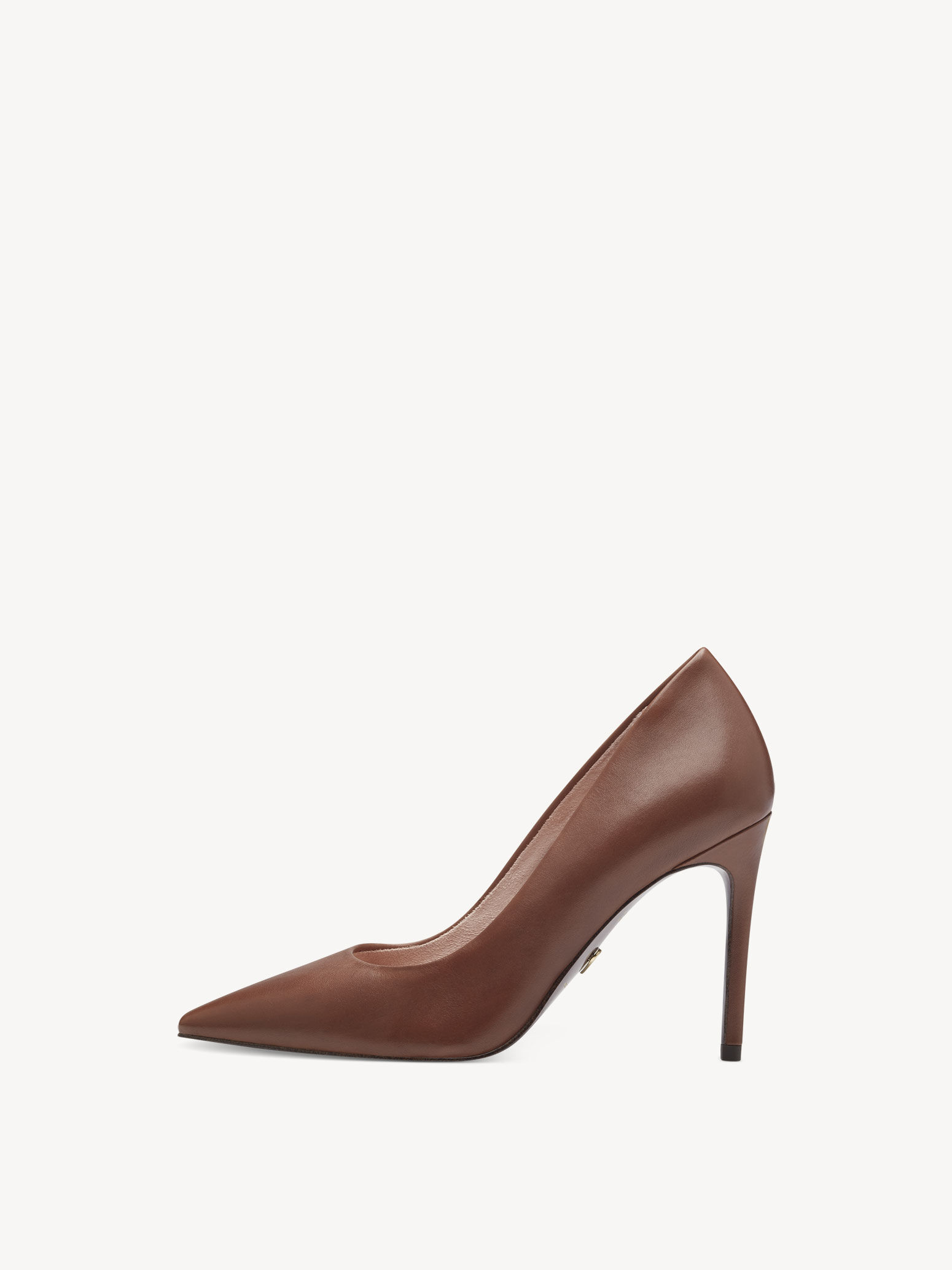 Escarpin en cuir - marron