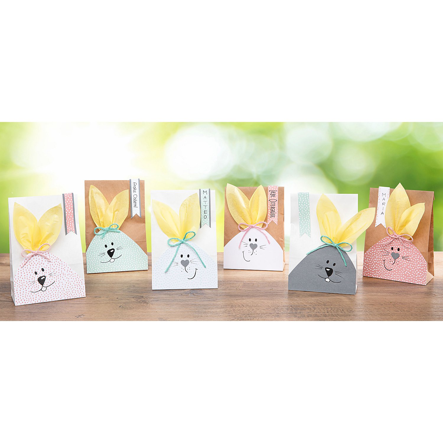 buttinette Bastel-Set Geschenktüten 