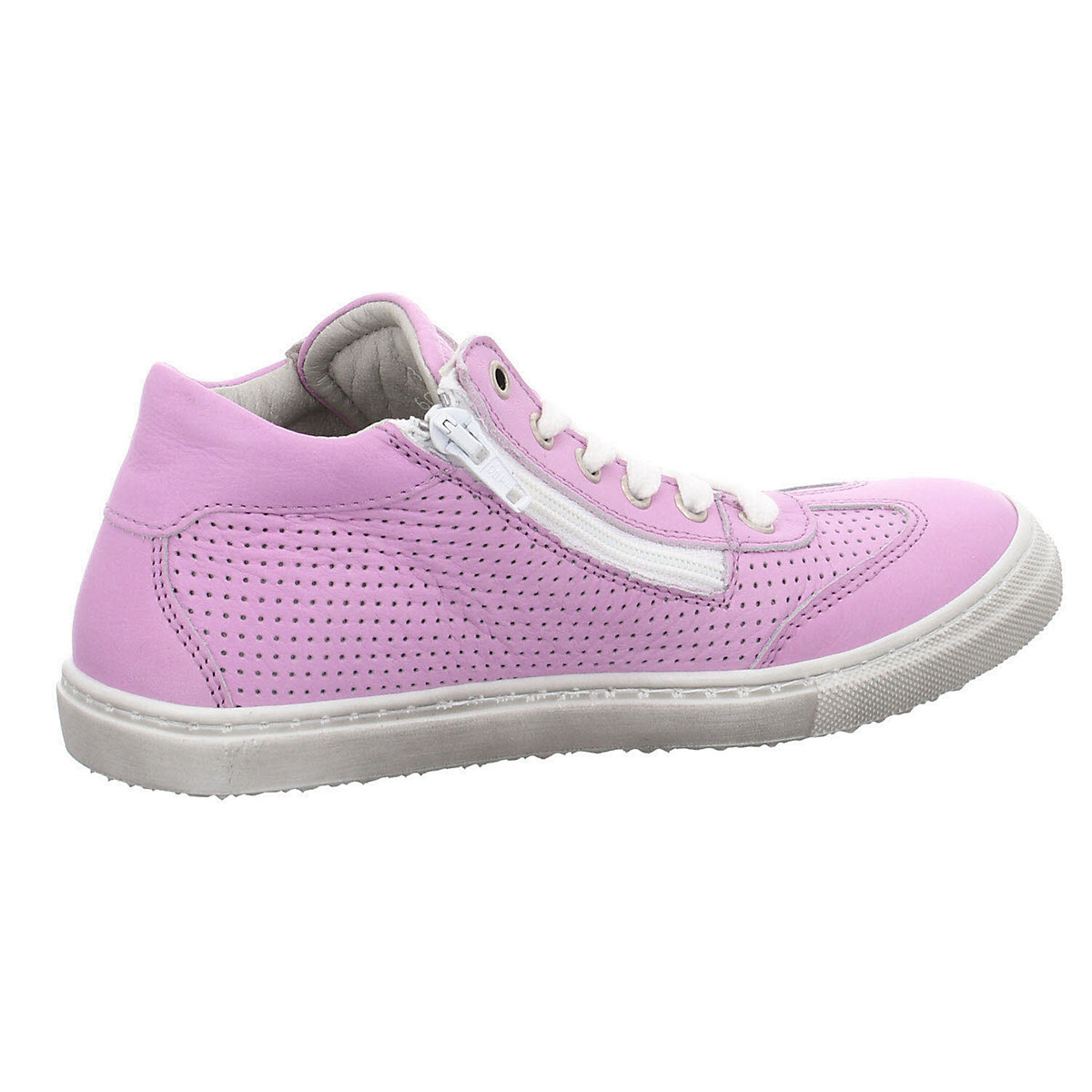 Mädchen Stiefel Schuhe Berno Sneaker Kinderschuhe Aufnäher Glattleder gemustert Halbschuhe