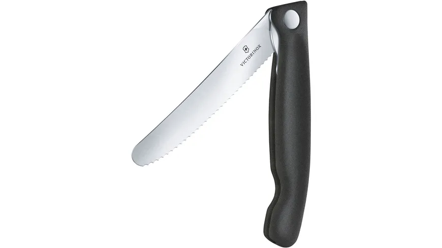 VICTORINOX Faltbares Gemüsemesser Swiss Classic schwarz