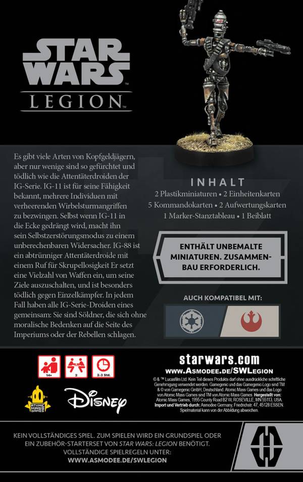 Star Wars: Legion – Attentäterdroiden der IG-Serie (Erw.)