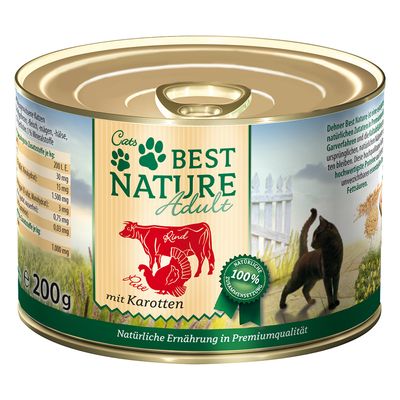 Sparpaket Best Nature Cat Adult 12 x 200 g