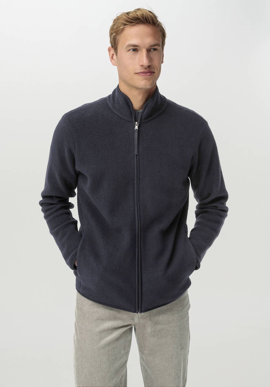 Fleecejacke aus reiner Bio-Baumwolle