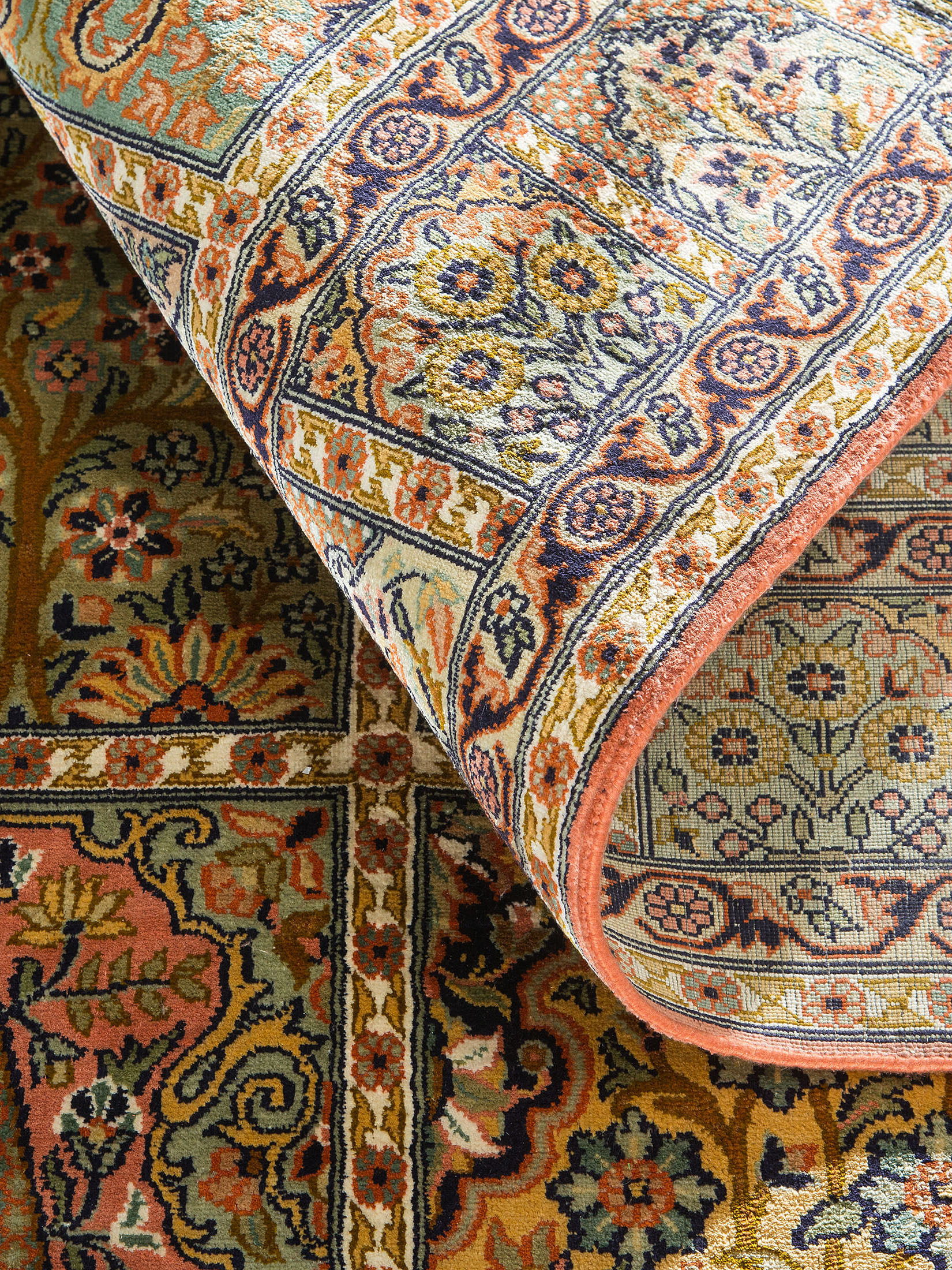 Kaschmir Seide 18/18 ca. 156 x 213 cm, Unikat / Einzelstück
