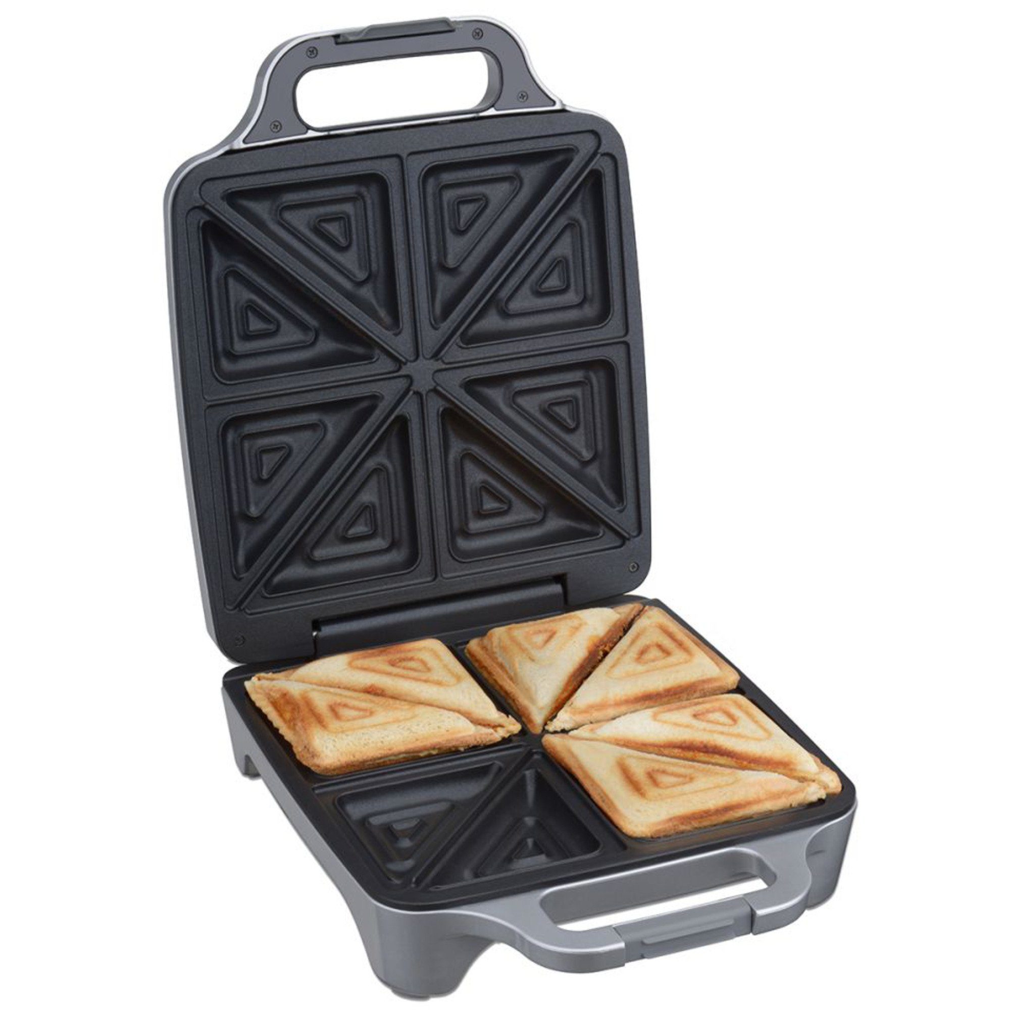 Cloer Kaffeebereiter Cloer XXL-Sandwichmaker 6269, (für 4 Toasts)