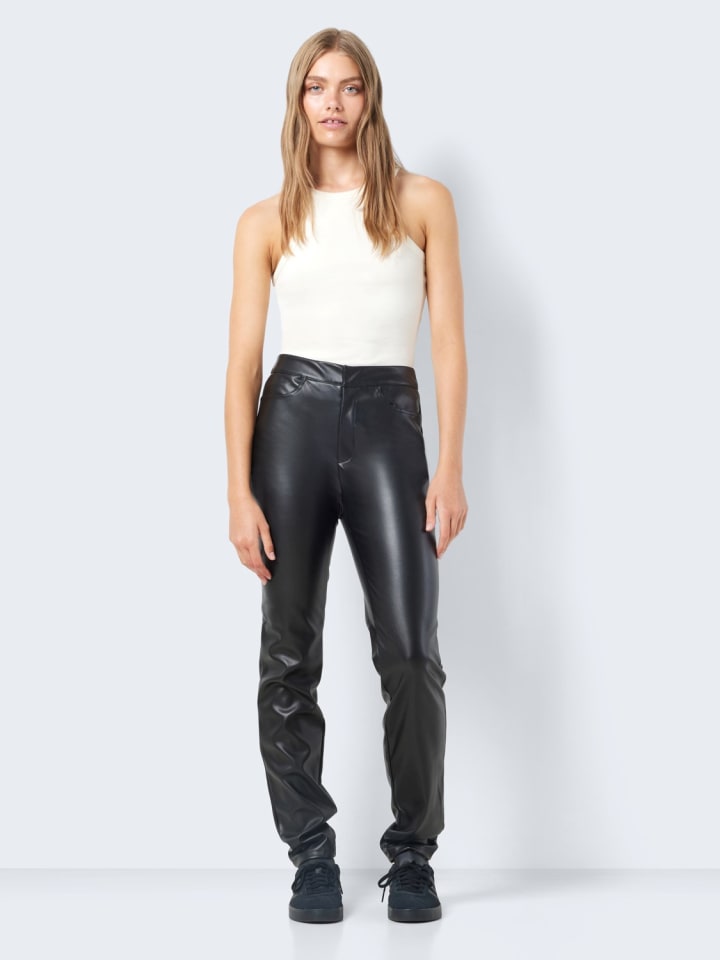 Noisy may Kunstleder Hose PU Beschichtet NMANDY in Schwarz günstig kaufen