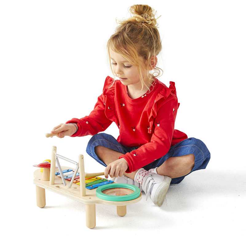 Table musicale 5 instruments en bois Oxybul