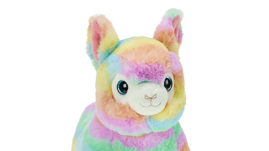 Müller – Toy Place – Plüschtier Alpaka Rainbow 26 cm