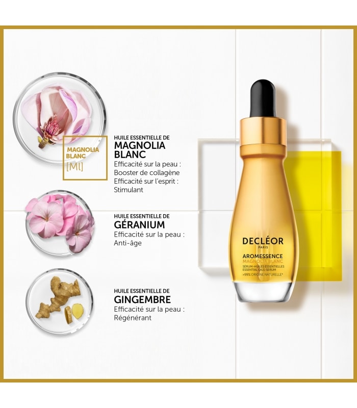 DECLÉOR-MAGNOLIA BLANC-Sérum Jour Visage Anti-Âge Global