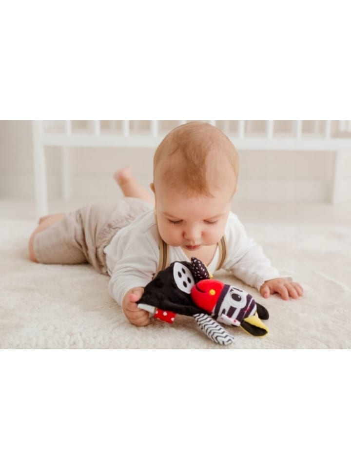 Bali Bazoo Baby-Stoffspielzeug Beißring in schwarz günstig kaufen onesize