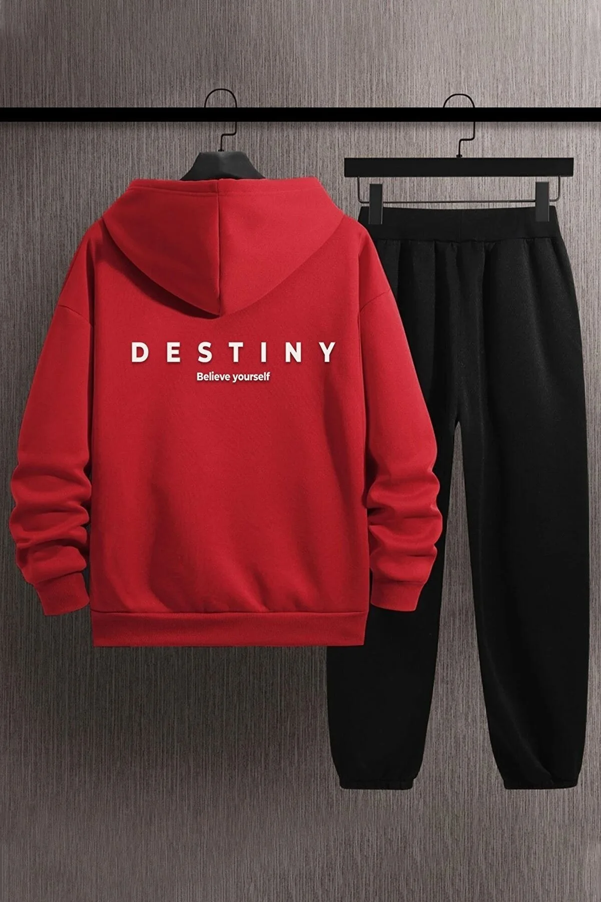 uyguntarz  Bedrucktes Unisex-Trainingsanzug-Set „Destiny“.