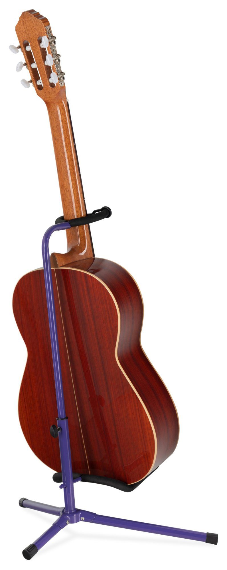 Classic Cantabile Gitarrenständer GS-30 Gitarrenstativ, Gepolsterte Auflage - Klappbarer Gitarrenständer