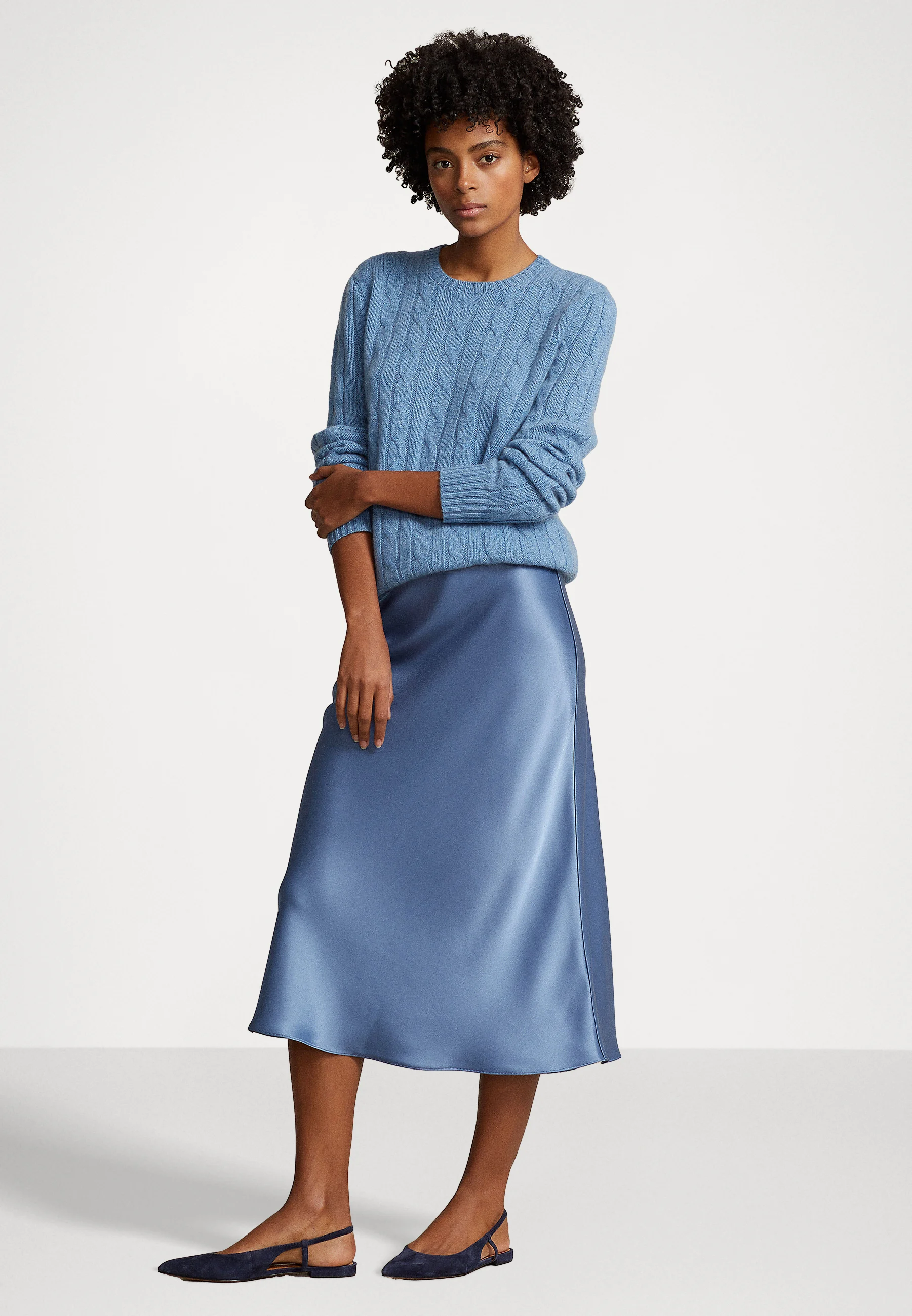 Polo Ralph Lauren AMLA SKIRT MID - Falda de campana
