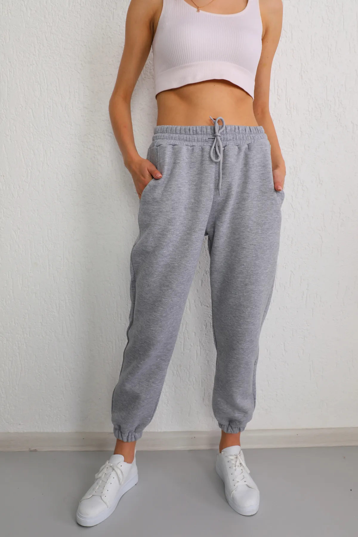 BİKELİFE  Jogginghose - Grau - Jogger
