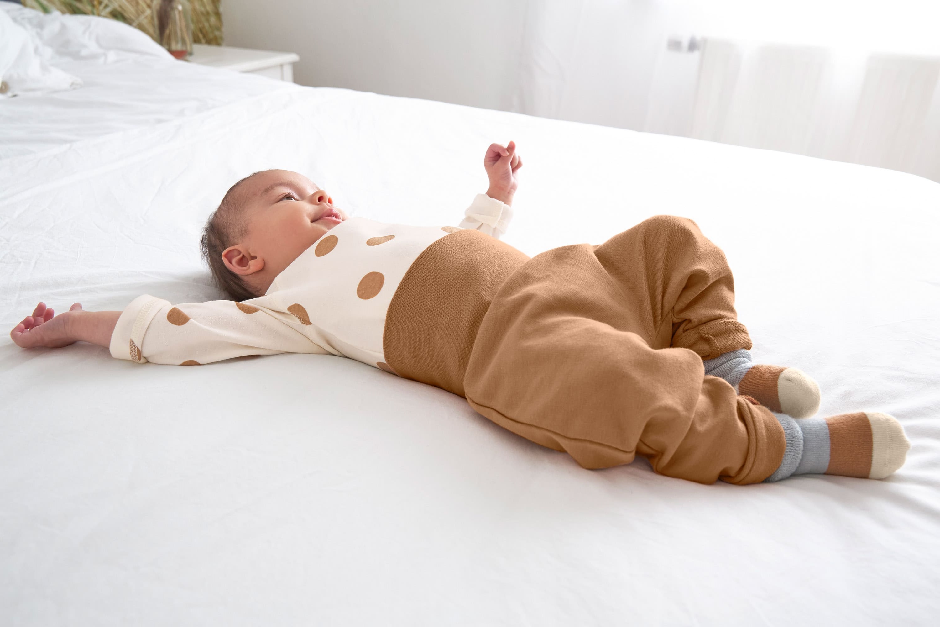 Babyhose - Bio Baumwolle, Karamell