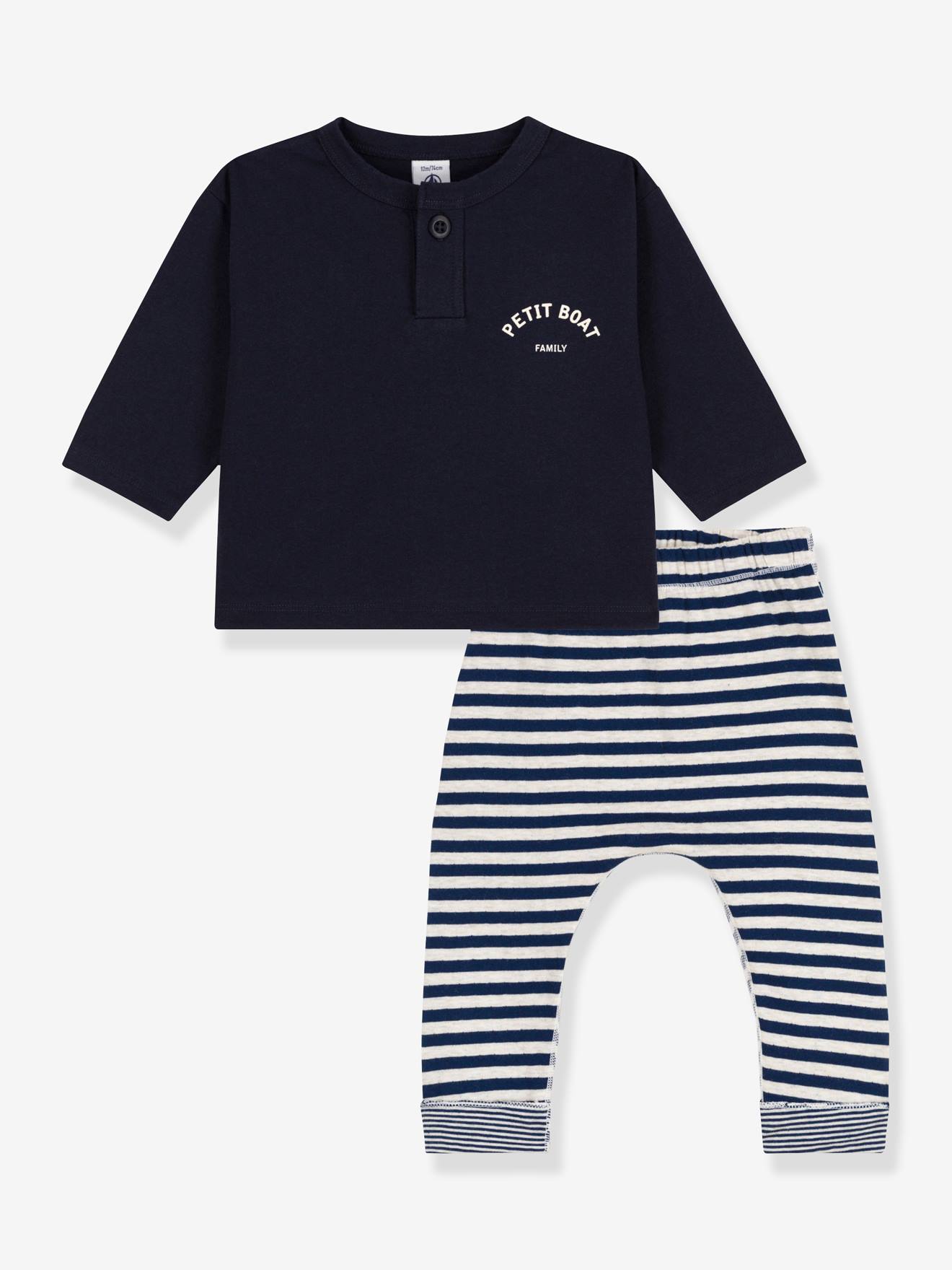 Ensemble cadeau bébé : tee-shirt et pantalon