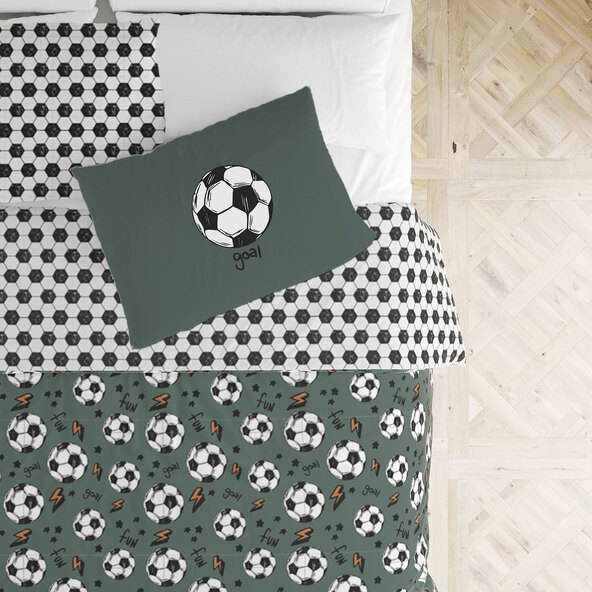 Kinder-Bettwäsche Renforce, Soccer