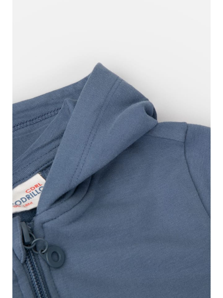 Coccodrillo Sweatshirt mit Reißverschluss in dunkelblau günstig kaufen
