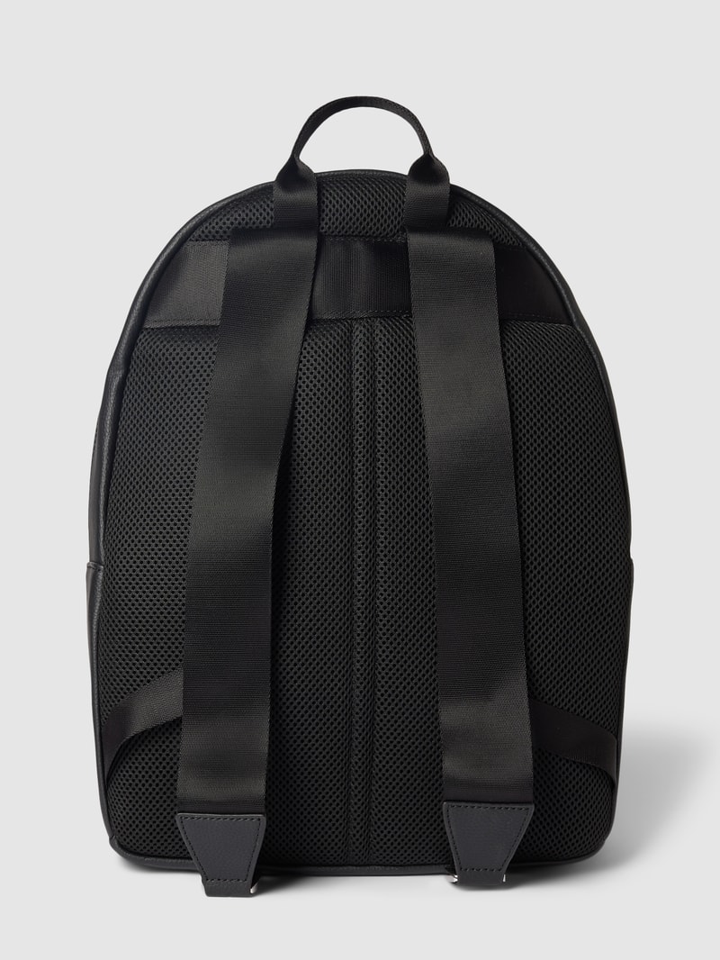 Rucksack mit Label-Detail in schwarz