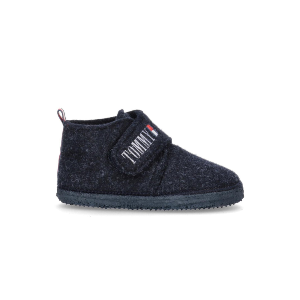 Tommy Hilfiger Slipper Hausschuh T1B1-32553-1506800 / blau