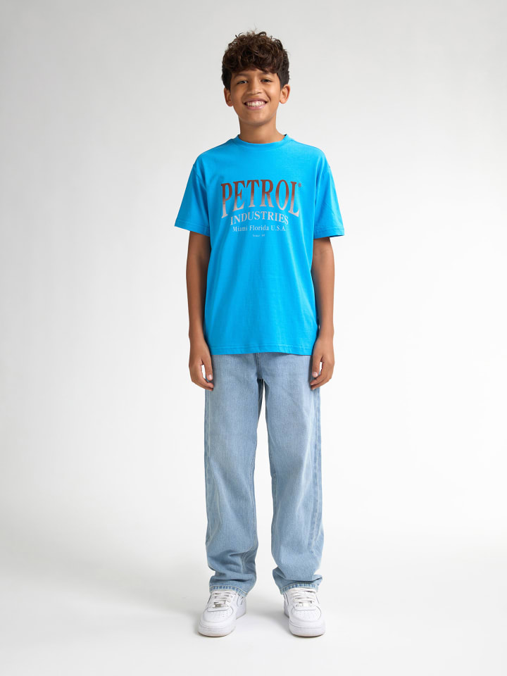 Petrol Industries Lenox Loose Fit Jeans Alligator in Blau günstig kaufen