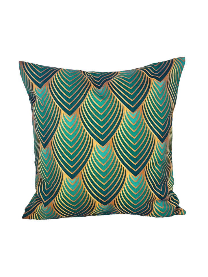 JACK Outdoor Dekokissen Motiv 45x45cm inkl. XXL Füllung in Blatt Grün günstig kaufen 45x45 cm
