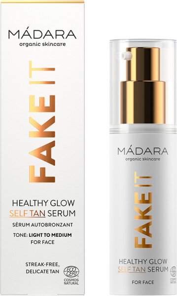 MÁDARA Fake It Healthy Glow Self Tan Serum For Face Selbstbräunungsserum