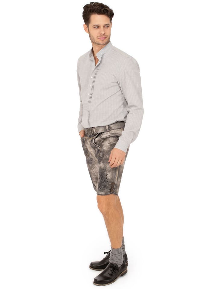 MADDOX Lederhose BRIENZ in stein günstig kaufen