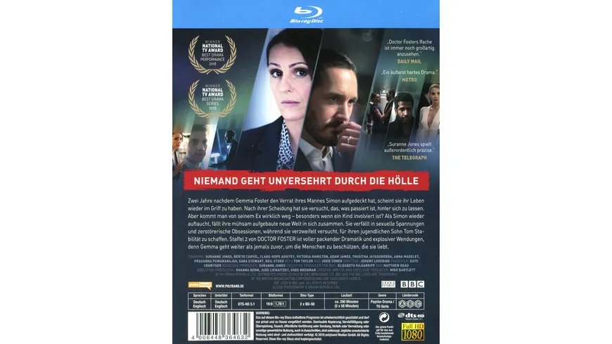 Doctor Foster - Staffel 2  [2 BRs]