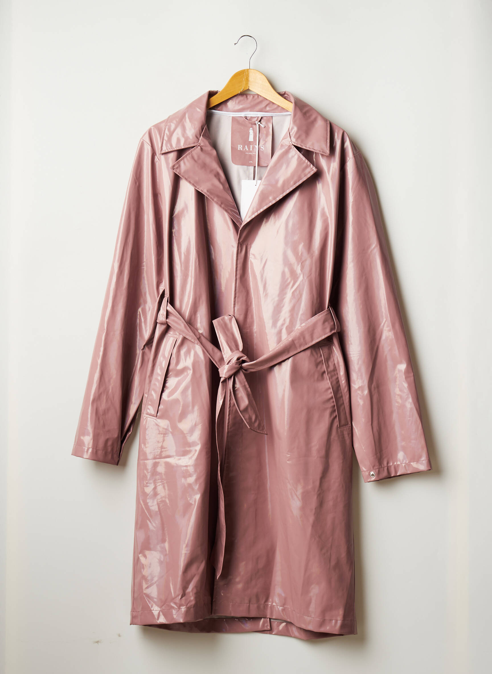 Rains Impermeables Trenchs Femme couleur rose