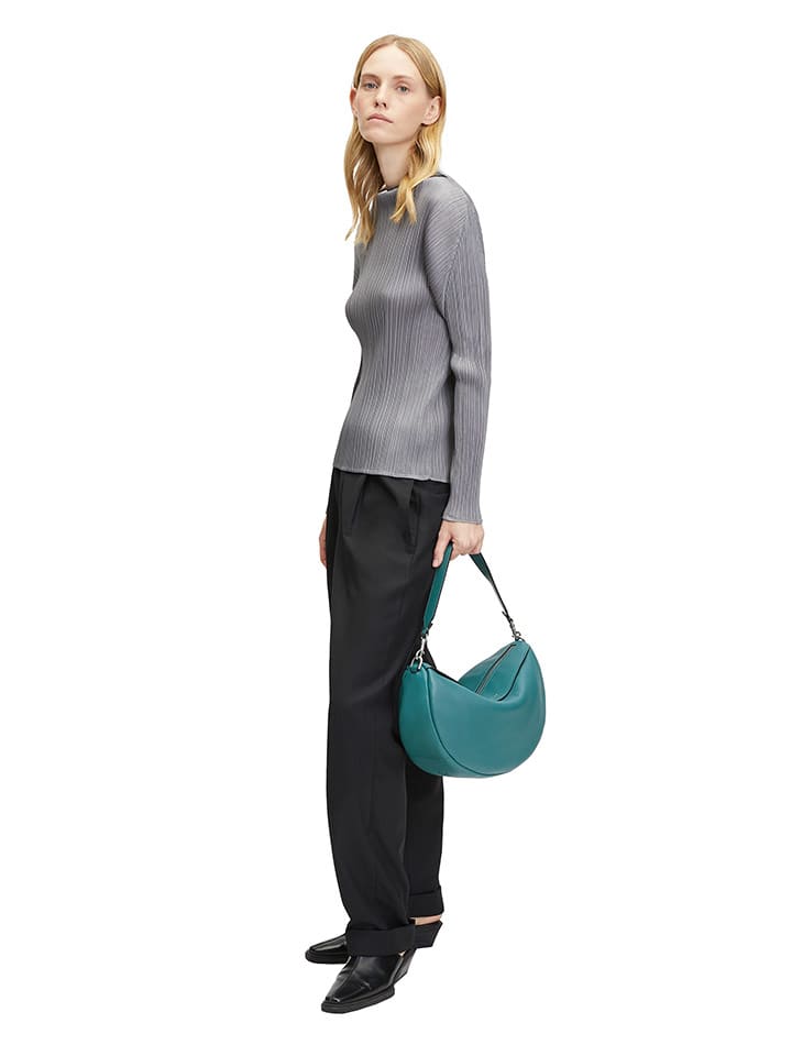 LIEBESKIND BERLIN Leder-Schultertasche in Türkis - (B)37,5 x (H)24,5 x (T)13 cm günstig kaufen onesize