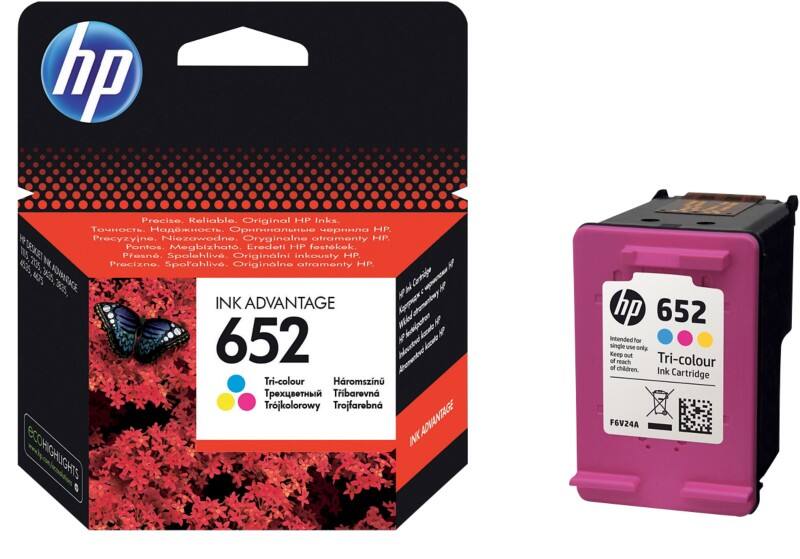 HP 652 Original Tintenpatrone F6V24AE Magenta, Cyan, Gelb