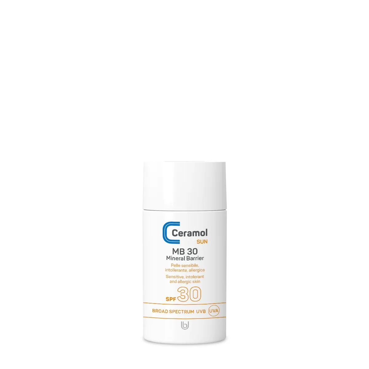 Ceramol SUN MB 30 MINERAL BARRIER - Vysoko ochranný opaľovací krém na telo, vysoko ochranný opaľovací krém na tvár.
