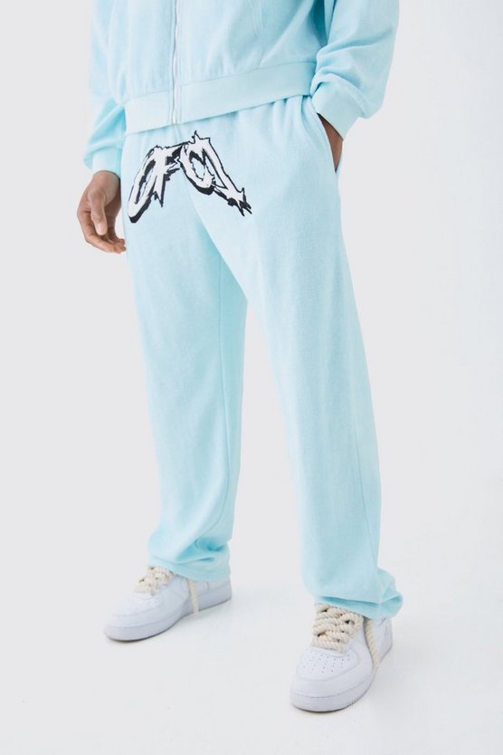 Lockere Official Frottee-Jogginghose