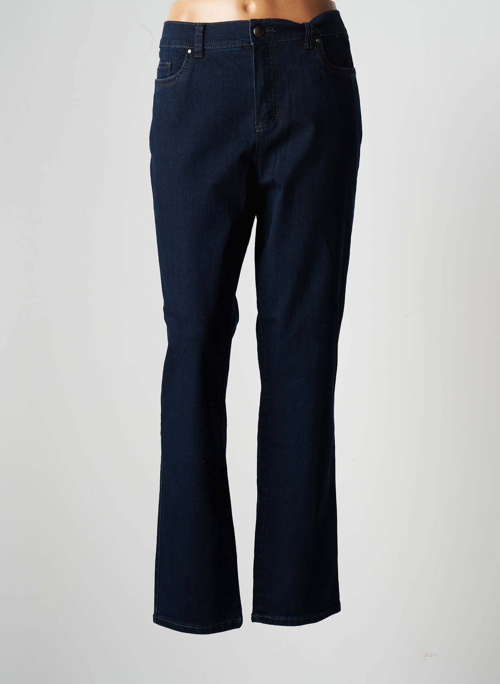 Anna Montana Jeans Coupe Droite Femme couleur bleu