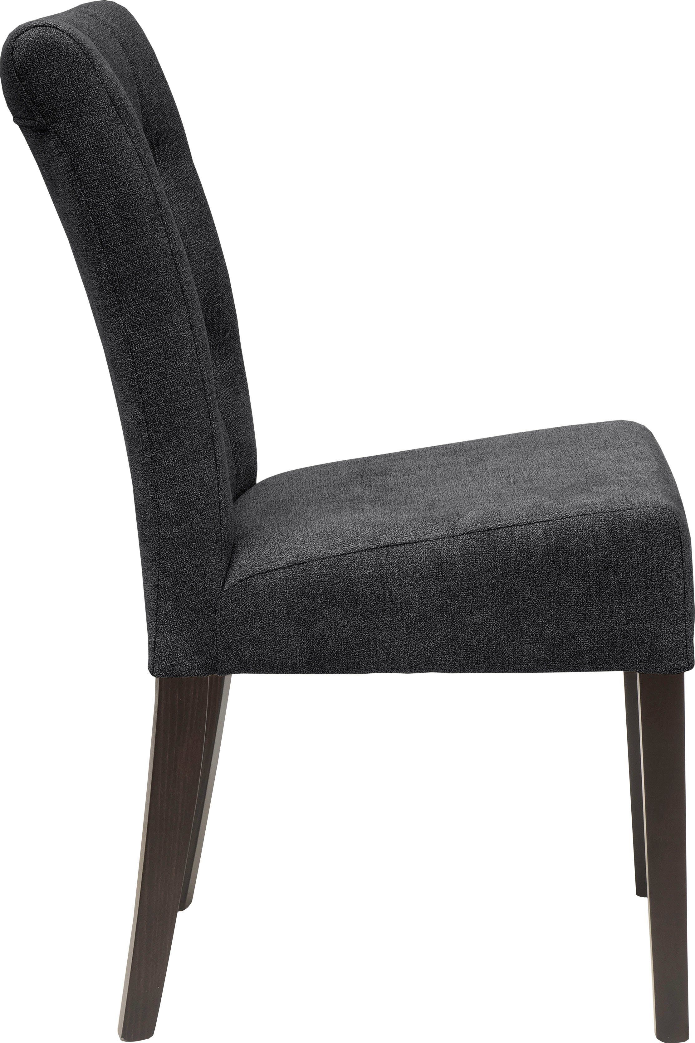 Home affaire Polsterstuhl Queen (Set, 2 St), Esszimmerstuhl mit Knopfheftung, 2er, 4er oder 6er Set