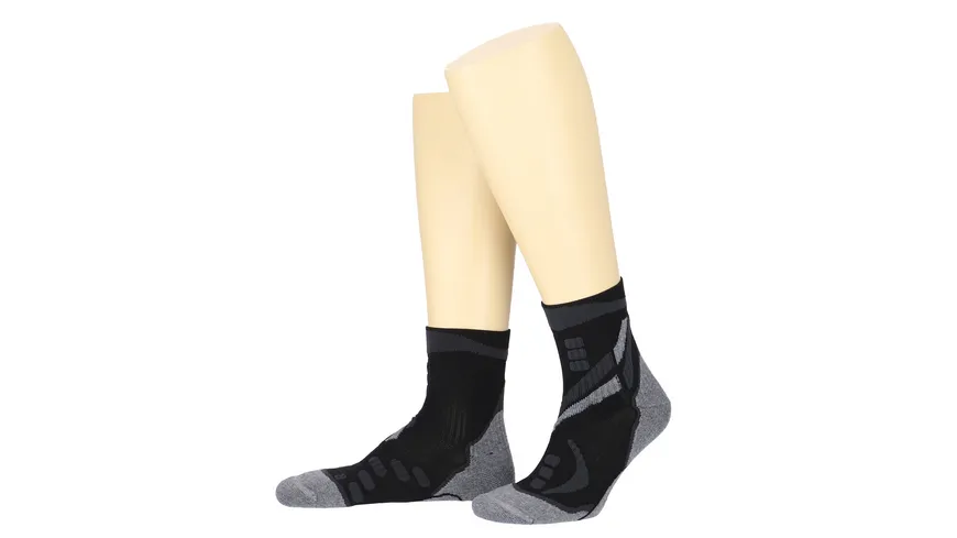 MOVE UP Unisex Sportsocken Trekking schwarz
