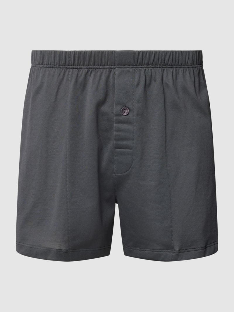 Boxershorts mit elastischem Bund in dunkelgrau