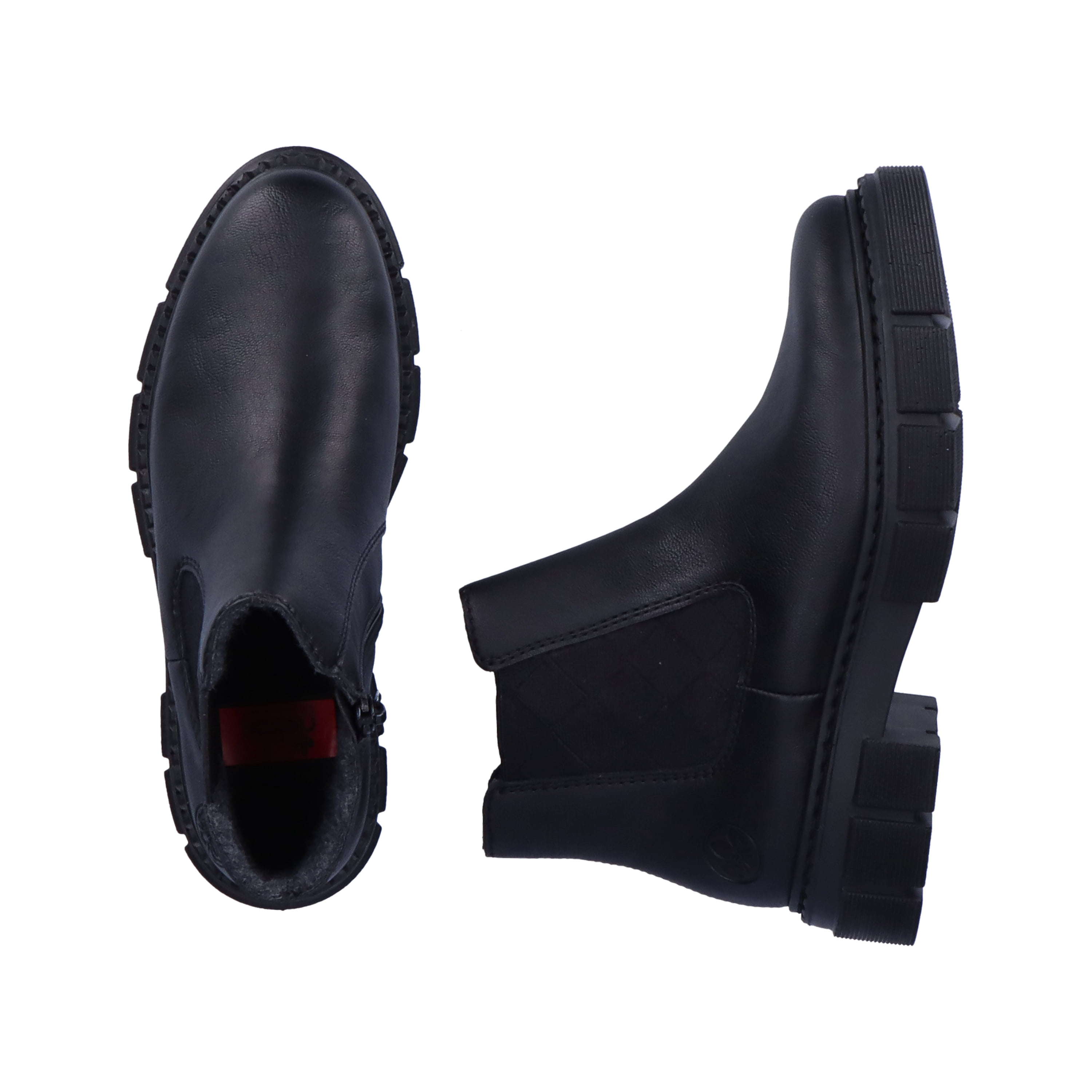 Rieker Damen Chelsea Boots graphitschwarz
