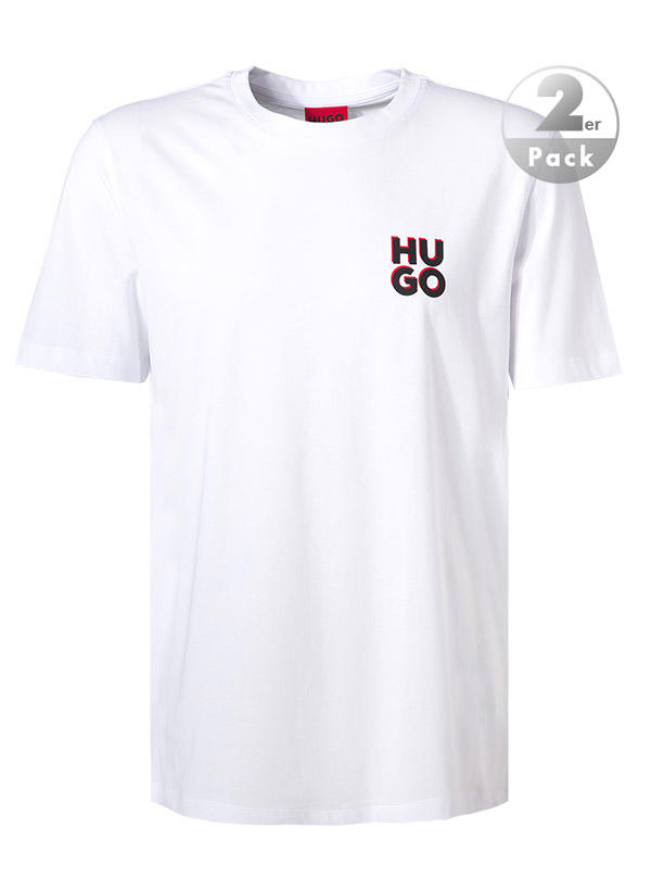 HUGO, T-Shirts, Baumwolle, weiß